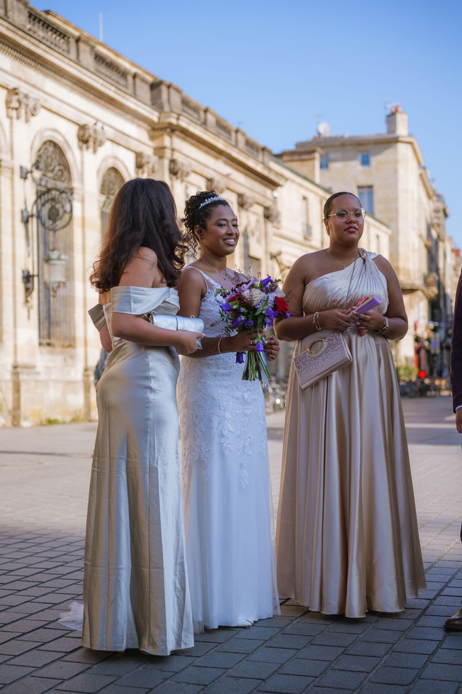 Groupe de demoiselles d'honneur