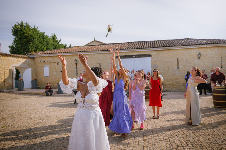 Cérémonie en extérieur au domaine viticole